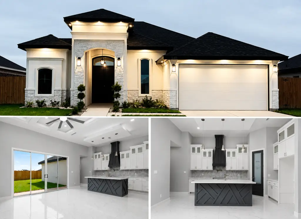 Modern stucco home in Edinburg, TX